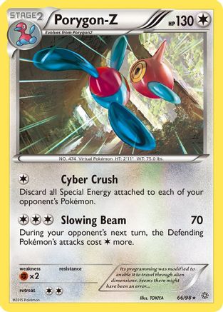Porygon (66) 066/98 - Reverse Holofoil XY Ancient Origins - Rare