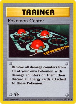 Pokemon Center 085 - Unlimited Base Set Shadowless - Uncommon