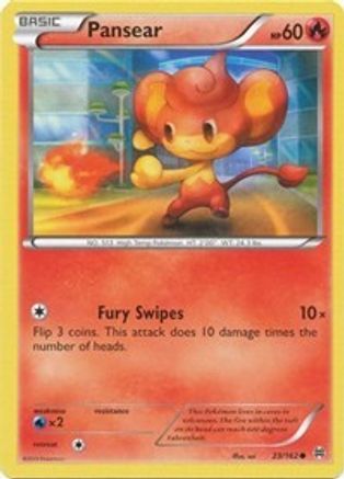 Pansear 023 - Reverse Holofoil XY BREAKthrough - Common