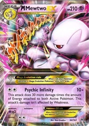 M Mewtwo EX (64) 064/162 - Holofoil XY BREAKthrough - Ultra Rare