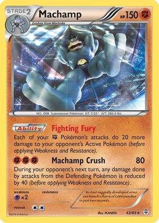 Machamp 042/83 - Holofoil Generations - Holo Rare