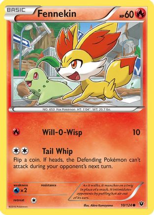 Fennekin (10) (10) 010 XY Fates Collide - Common