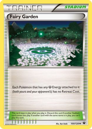 Fairy Garden 100 - Reverse Holofoil XY Fates Collide - Uncommon