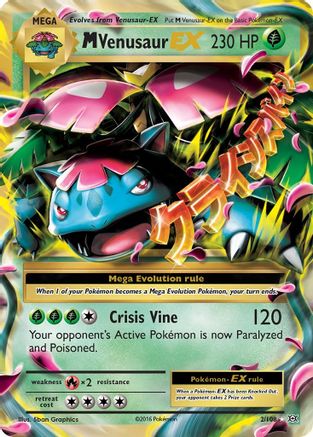M Venusaur EX 002/108 - Holofoil XY Evolutions - Ultra Rare