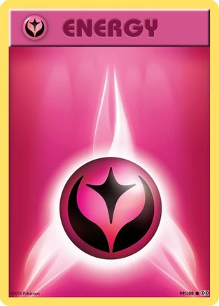 Fairy Energy 099/108 - Reverse Holofoil XY Evolutions - Common
