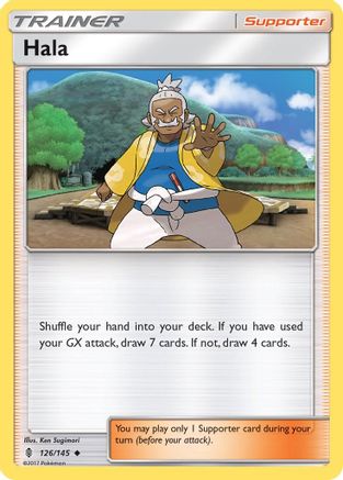 Hala 126/145 - Reverse Holofoil SM Guardians Rising - Uncommon