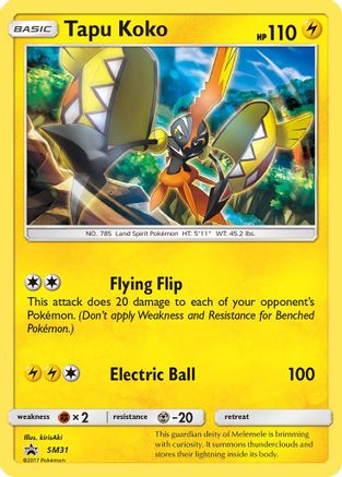 Tapu Koko SM31 - Holofoil SM Promos - Promo