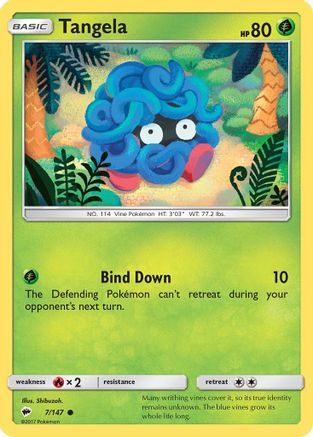 Tangela 007 SM Burning Shadows - Common