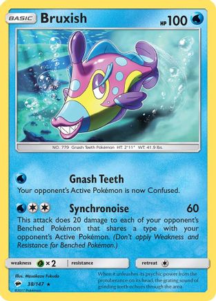 Bruxish SM Burning Shadows - Rare