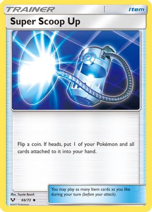 Super Scoop Up 066/73  - Reverse Holofoil Shining Legends - Uncommon