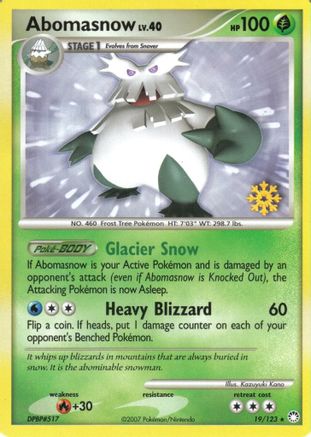 Abomasnow 019/123 Countdown Calendar Promos - Promo