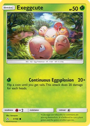 Exeggcute - Reverse Holofoil SM Ultra Prism - Common