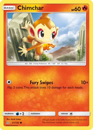 Chimchar (21) SM Ultra Prism - Common