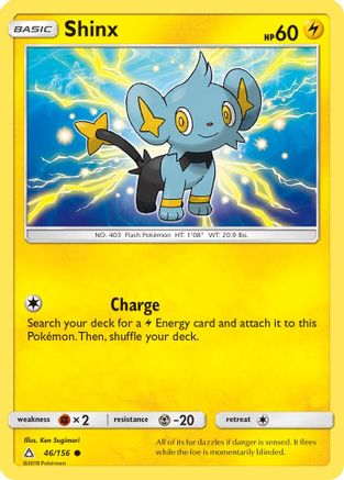 Shinx (46) (46) 046/156 SM Ultra Prism - Common