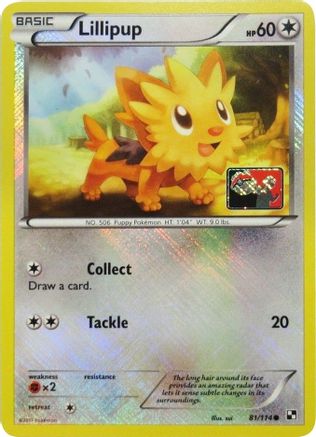Lillipup (League Promo) 081/114 - Reverse Holofoil League & Championship Cards - Promo