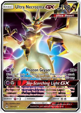 Ultra Necrozma GX 095/131 - Holofoil SM Forbidden Light - Ultra Rare