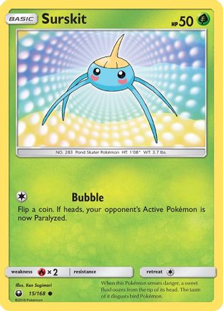 Surskit - Reverse Holofoil SM Celestial Storm - Common