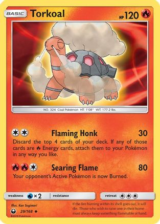 Torkoal - Reverse Holofoil SM Celestial Storm - Uncommon