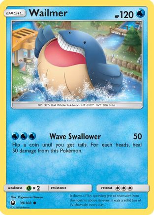 Wailmer SM Celestial Storm - Common