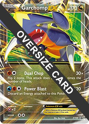 Garchomp EX - XY09 (XY Black Star Promo) - Holofoil Jumbo Cards - Promo