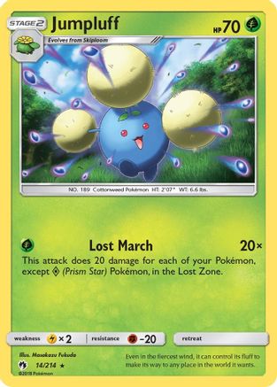 Jumpluff/214 - Holofoil SM Lost Thunder - Holo Rare