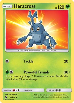 Heracross/214 SM Lost Thunder - Uncommon