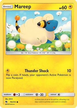 Mareep (76) (76) 076 SM Lost Thunder - Common
