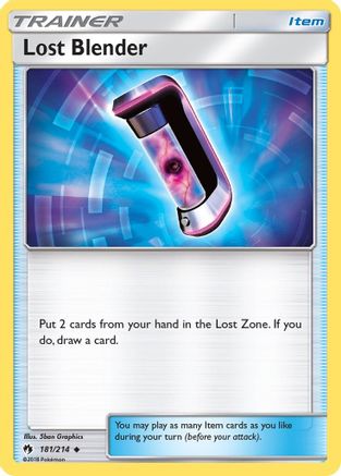 Lost Blender 181 - Reverse Holofoil SM Lost Thunder - Uncommon