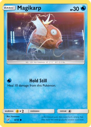 Magikarp (Holo Common) 008/18  - Holofoil Detective Pikachu - Common