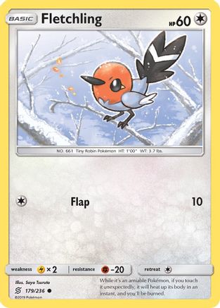 Fletchling 179 - Reverse Holofoil SM Unified Minds - Common