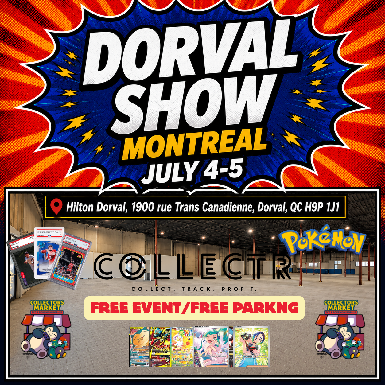 Dorval Show July 4-5 Table booking
