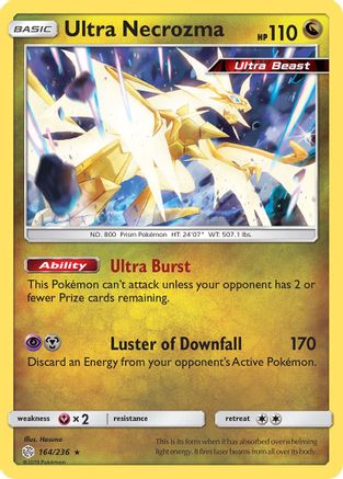 Ultra Necrozma 164/236 - Holofoil SM Cosmic Eclipse - Holo Rare