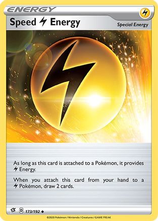 Speed L Energy 173 - Reverse Holofoil SWSH02 Rebel Clash - Uncommon