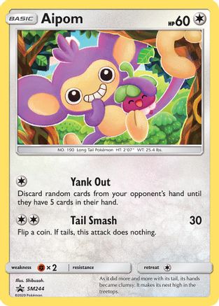 Aipom SM244 SM Promos - Promo