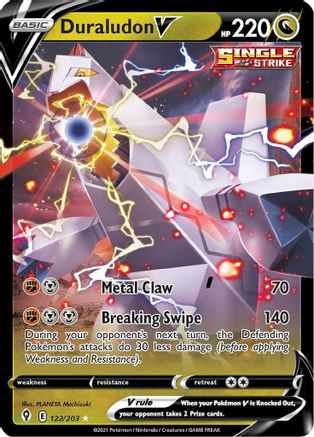 Duraludon V 122/203 - Holofoil SWSH07 Evolving Skies - Ultra Rare