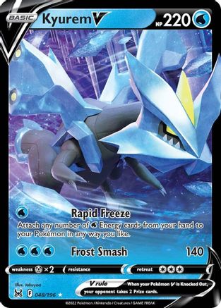 Kyurem V 048/196 - Holofoil SWSH11 Lost Origin - Ultra Rare