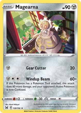 Magearna 128 - Reverse Holofoil SWSH11 Lost Origin - Rare