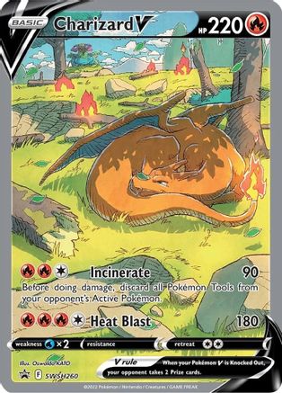 Charizard V SWSH260  - Holofoil SWSH Sword & Shield Promo Cards - Promo