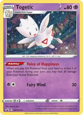 Togetic SWSH276 - Holofoil SWSH Sword & Shield Promo Cards - Promo