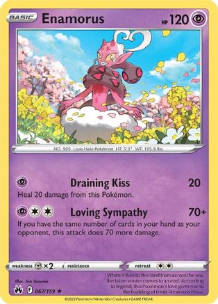Enamorus 067 Crown Zenith - Rare