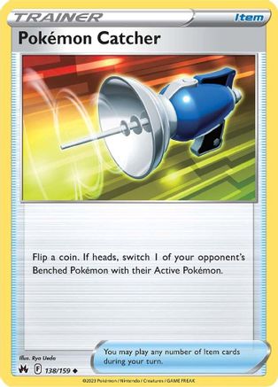 Pokemon Catcher 138 - Reverse Holofoil Crown Zenith - Uncommon