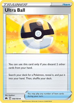 Ultra Ball 146 Crown Zenith - Uncommon