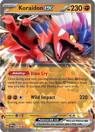 Koraidon ex 029 - Holofoil SV Scarlet & Violet Promo Cards - Promo