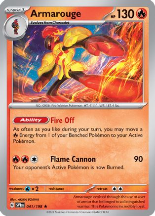 Armarouge (Line Holo) 041/198 - Holofoil Miscellaneous Cards & Products - Rare