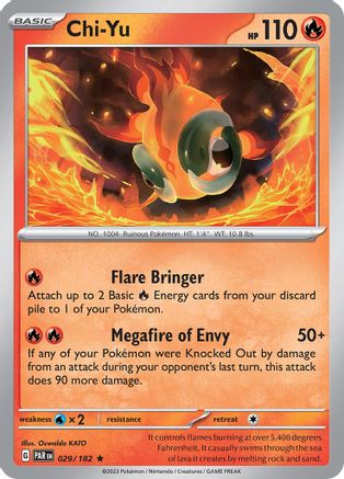 Chi-Yu 029/182 - Holofoil SV04 Paradox Rift - Rare