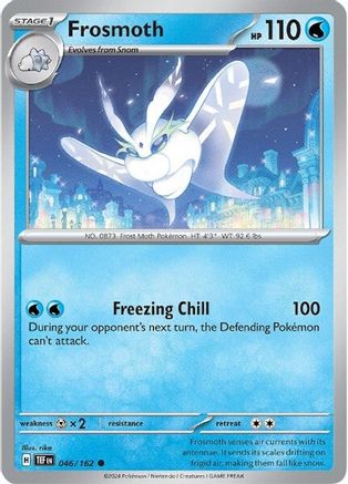 Frosmoth 046/162 - Reverse Holofoil SV05 Temporal Forces - Common
