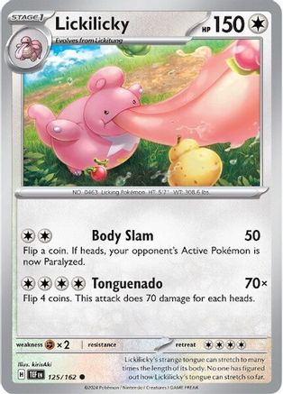 Lickilicky 125/162 - Reverse Holofoil SV05 Temporal Forces - Common