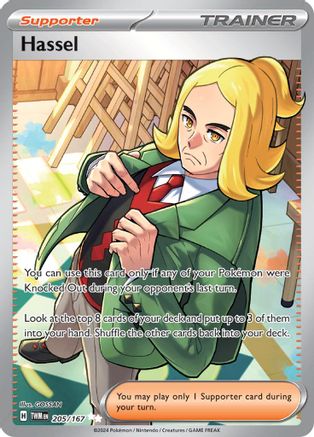 Hassel 205/167 - Holofoil SV06 Twilight Masquerade - Ultra Rare