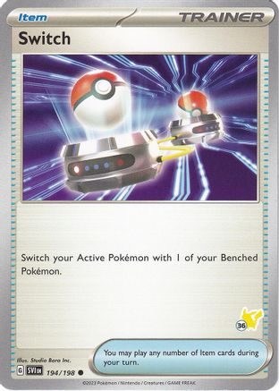Switch - Pikachu 36 Battle Academy 2024 - Common