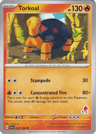 Torkoal - Armarouge 4 Battle Academy 2024 - Uncommon